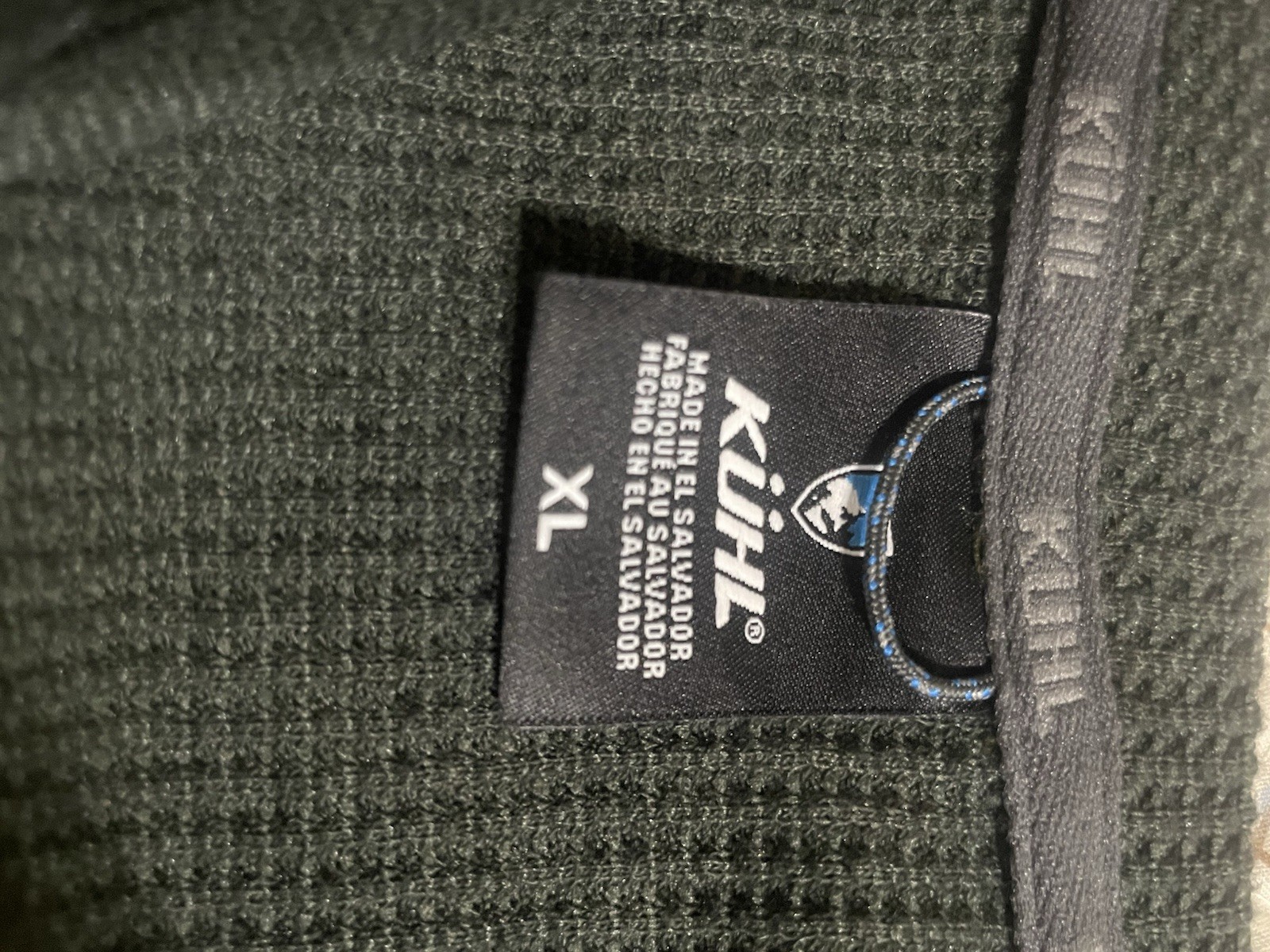Kuhl Enticer Henley Men's XL Green Long Sleeve Stretch Outdoor Ribbed Shirt 7386 gallery