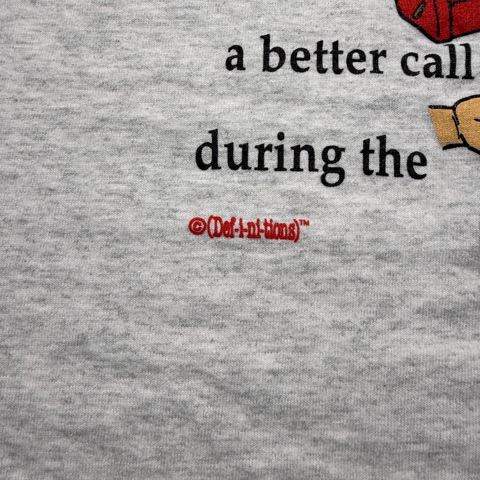 Vintage 90s Sports Nut Definition Funny Novelty Humor Graphic T-Shirt USA Medium gallery
