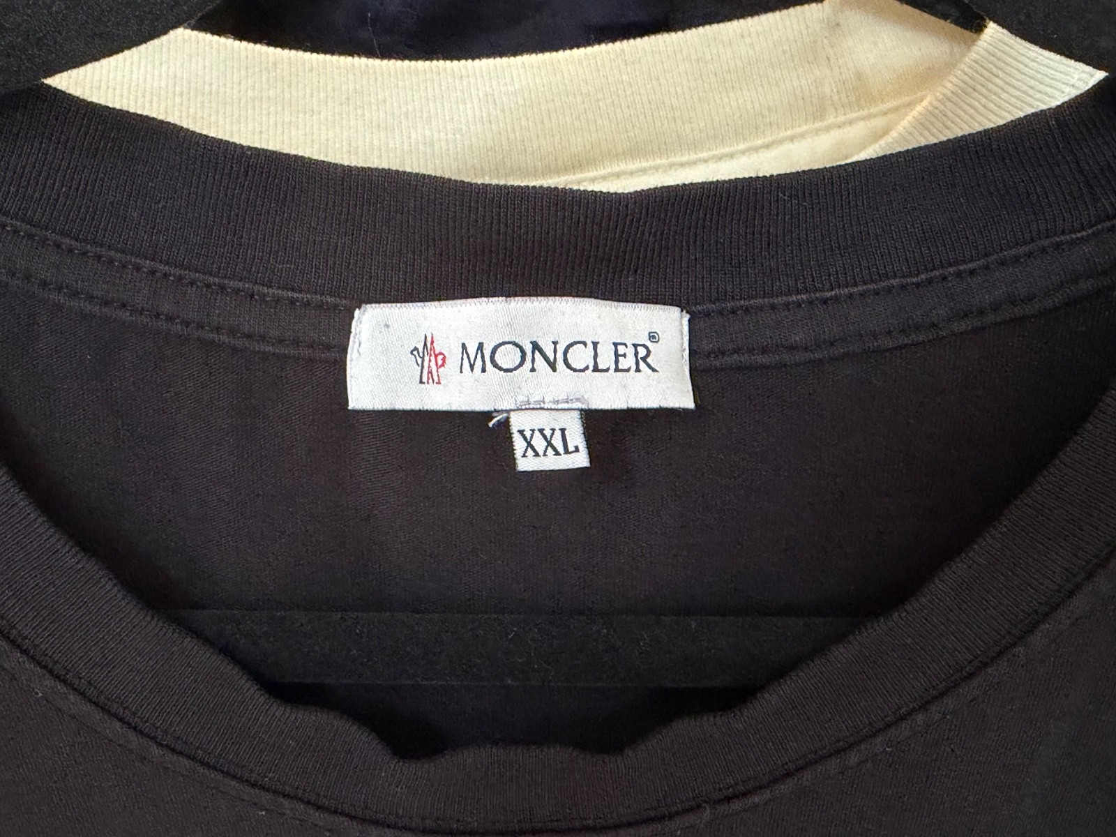 Authentic Moncler Grenoble Logo Tee Black Mens XXL Runs Small See Measurements gallery
