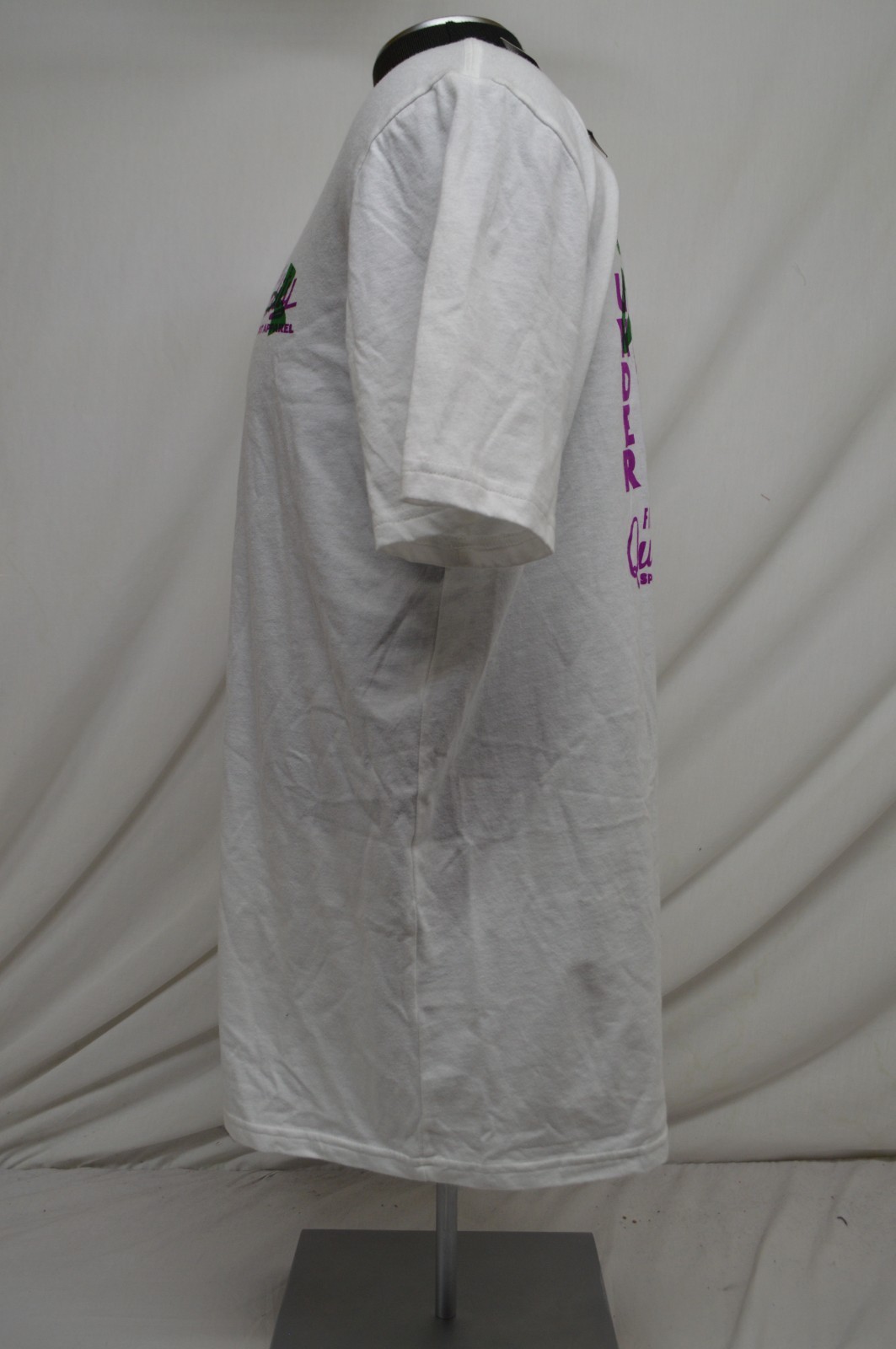 NEW Under Armour Men's Large Vintage Type T-Shirt White Loose NWT gallery