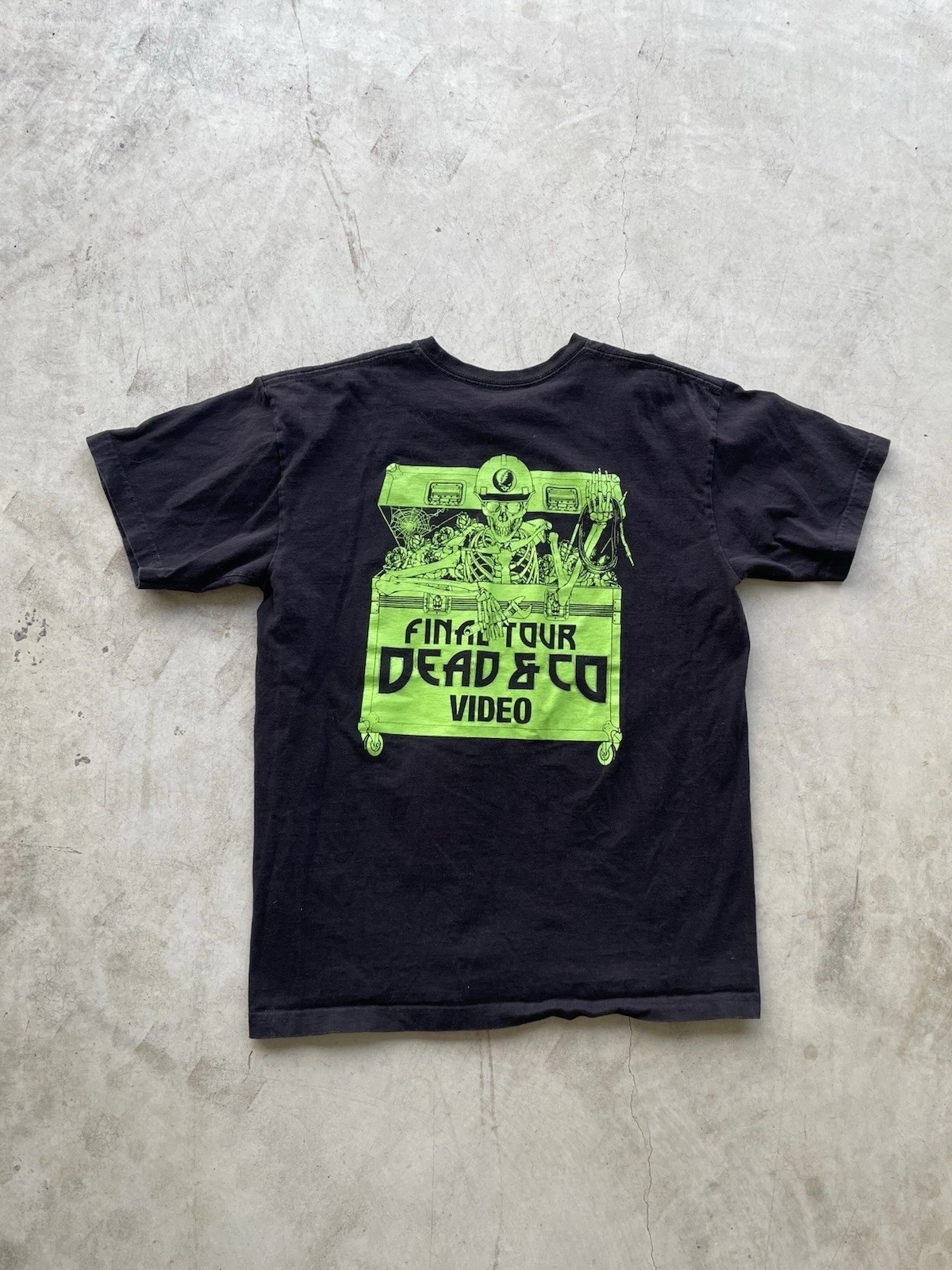 Grateful Dead and Company Crew Staff black 2 side tee 2023 final tour BTH57 gallery