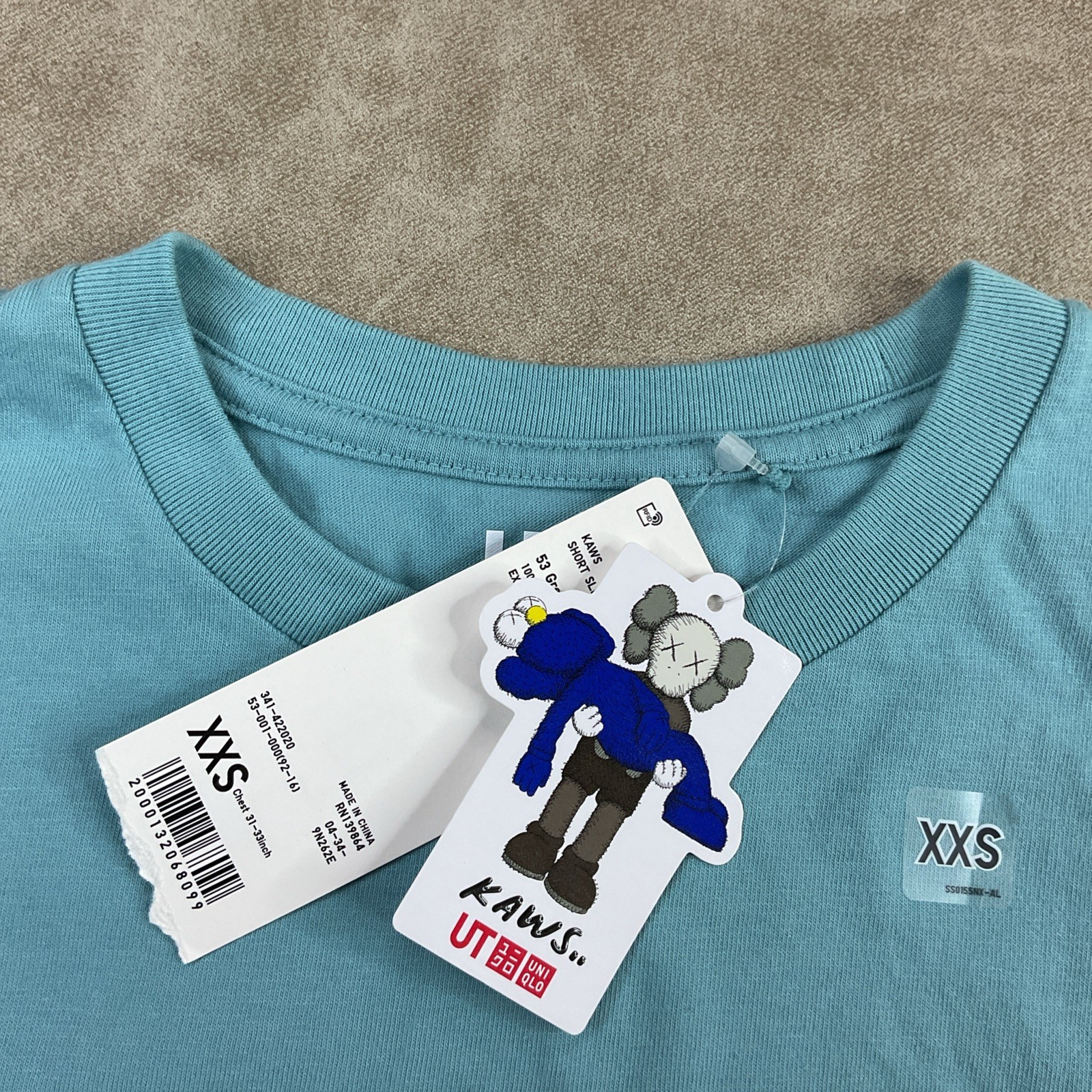 Uniqlo Kaws T-Shirt Unisex Sz 2XS BFF Companion Tee Graphic Short Sleeve NWT gallery
