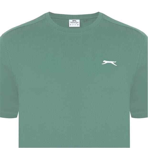 Mens Slazenger 100% Cotton Plain Crew Neck T Shirt XS S M L XL XXL 3XL 4XL BNWT gallery