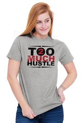 Hustle Work Hard Inspiration Motivation Gift Mens Casual Crewneck T Shirts Tees