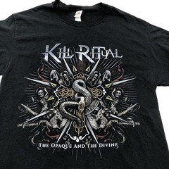 Kill Ritual The Opaque And The Devine Album Logo Medium T Shirt Thrash Band Tee