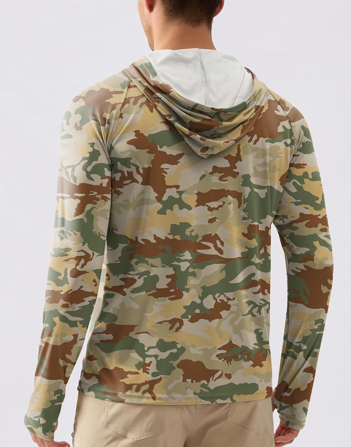 Men's UPF 50+ Sun Protection Hoodie – Long Sleeve Fishing & Hiking Shirt gallery