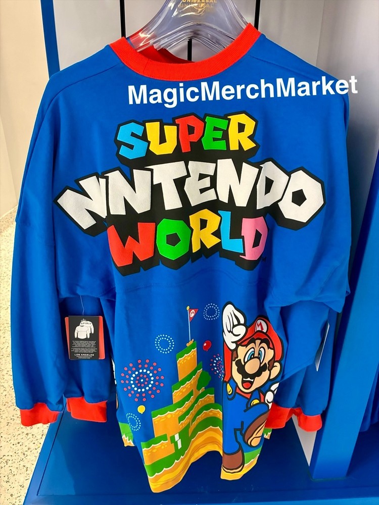 Universal Studios Super Nintendo World Mario Mount Beanpole Spirit Jersey NWT