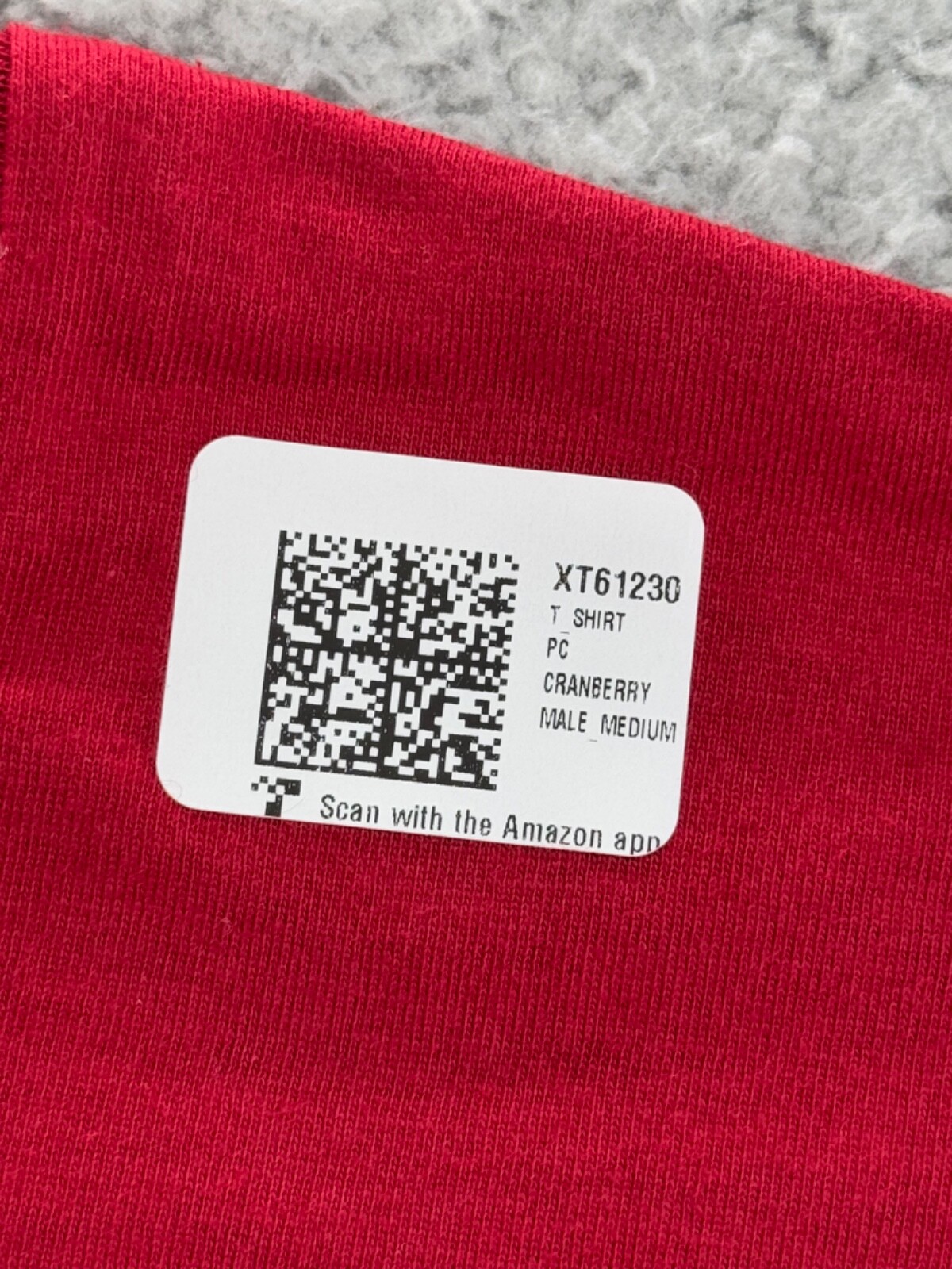 Port & Company Men's Minnesota Tee T Shirt Cranberry Red Size Medium Yellow gallery