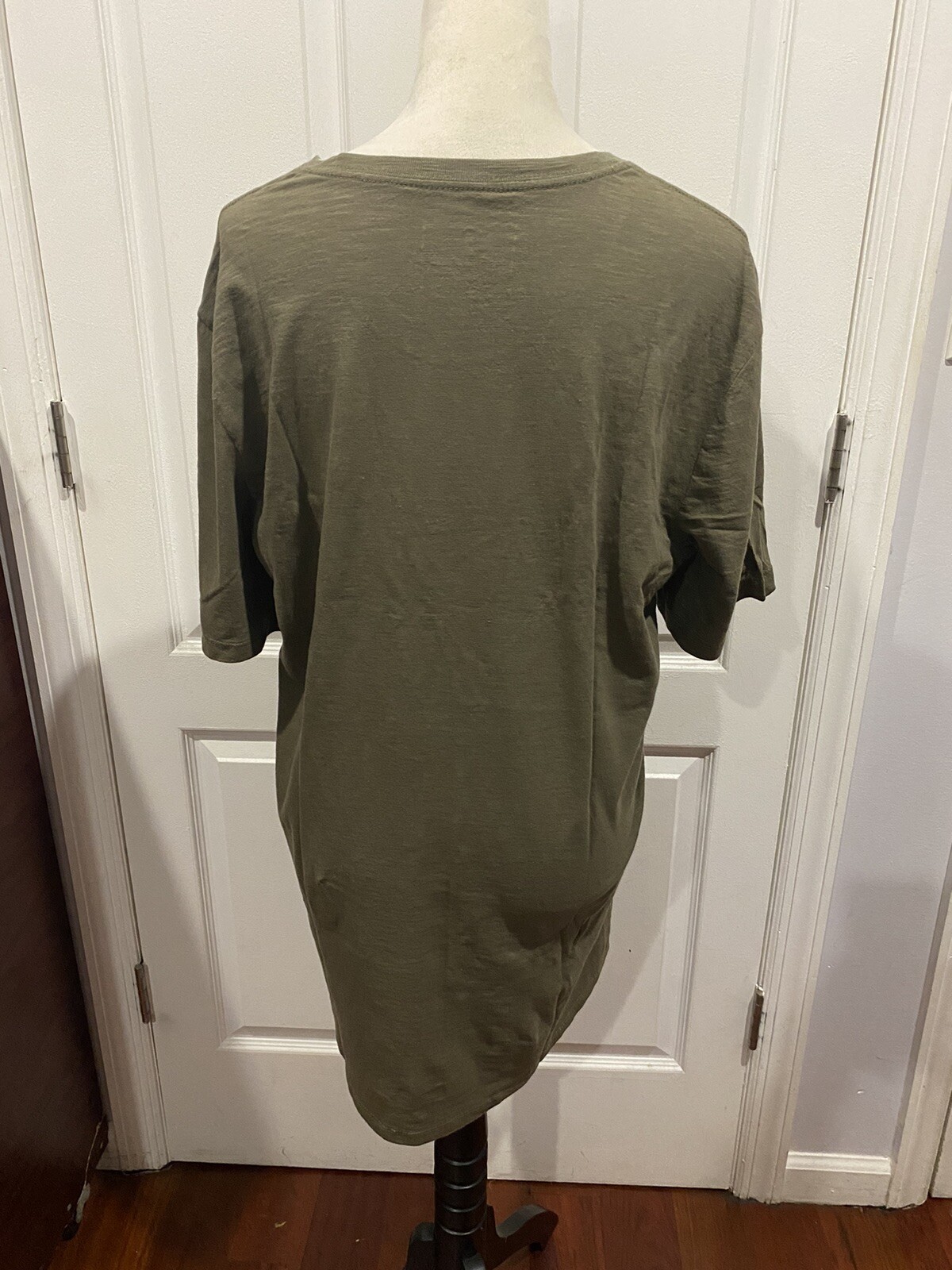 Mutual Weave L Crew Neck Short Sleeve Safari Green Olive Tshirt gallery