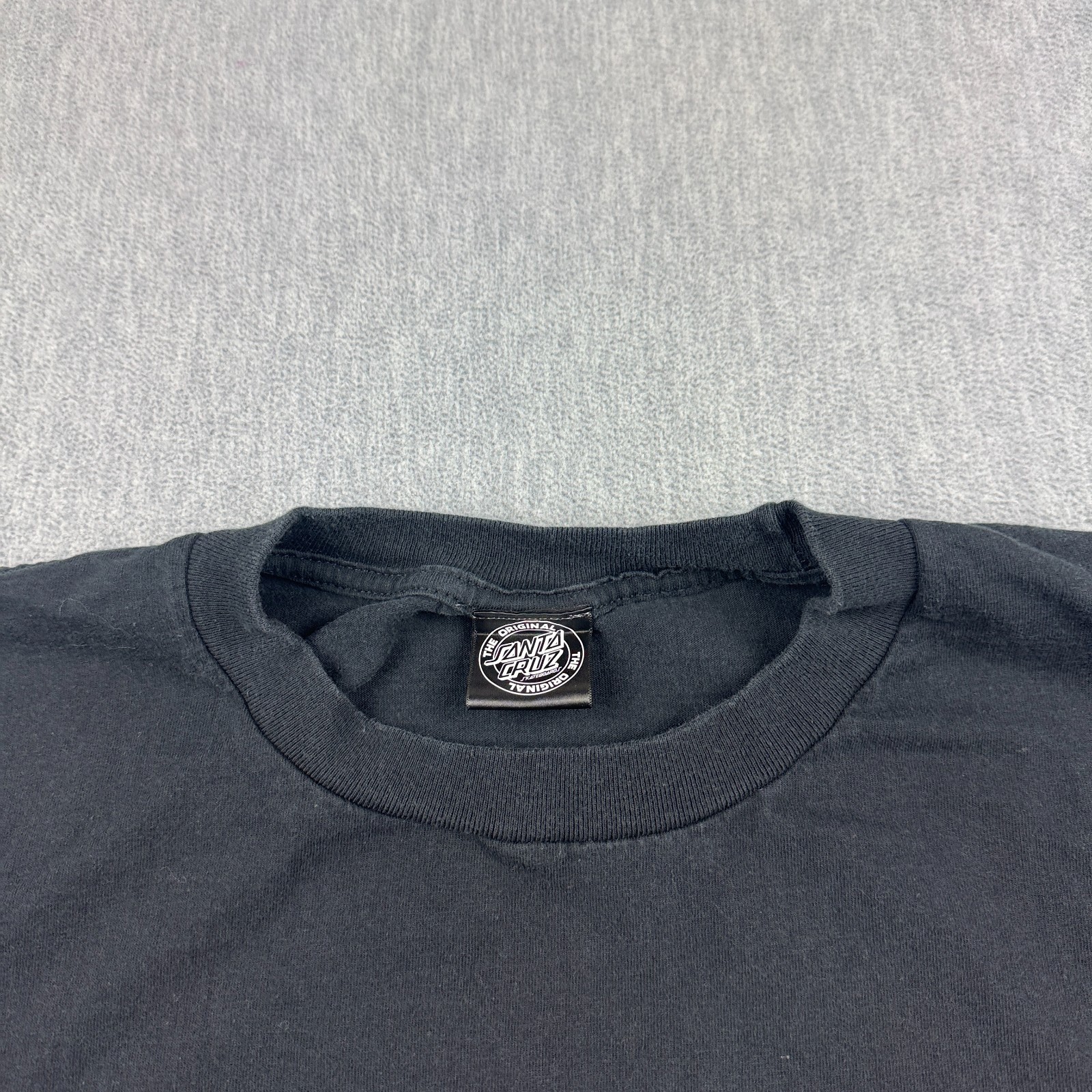 Santa Cruz Skateboards Shirt Mens XL Black Crew Neck Graphic Logo Skater Casual gallery