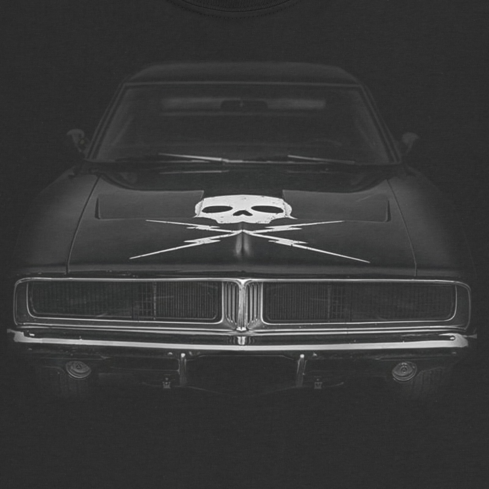 Legendary Death Proof Skull Movie Car 1969 Charger T-Shirt