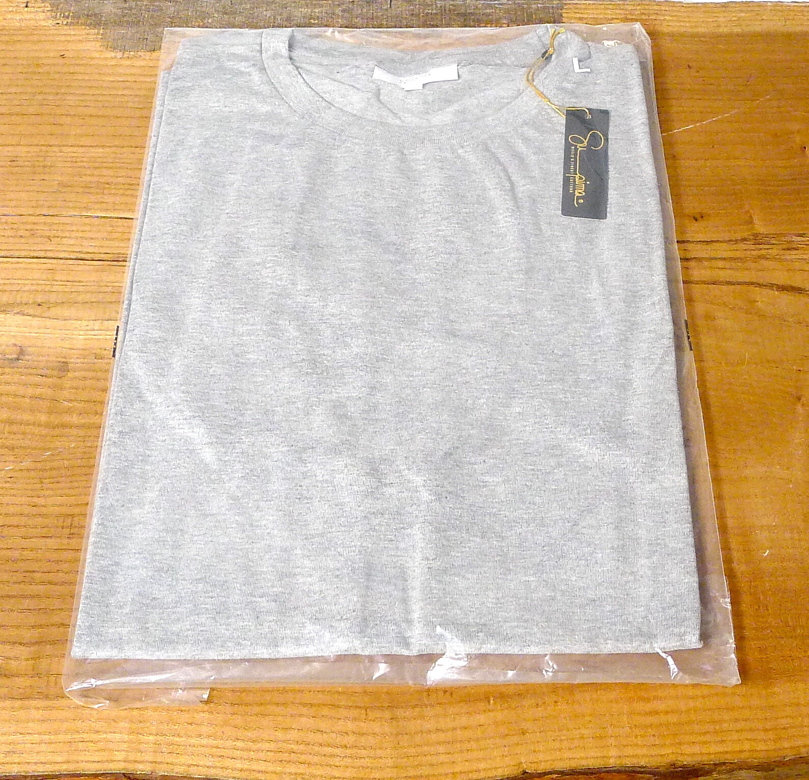 Original favorites Mens Grey American Grown 100 % Supima Cotton T Shirt NWT gallery