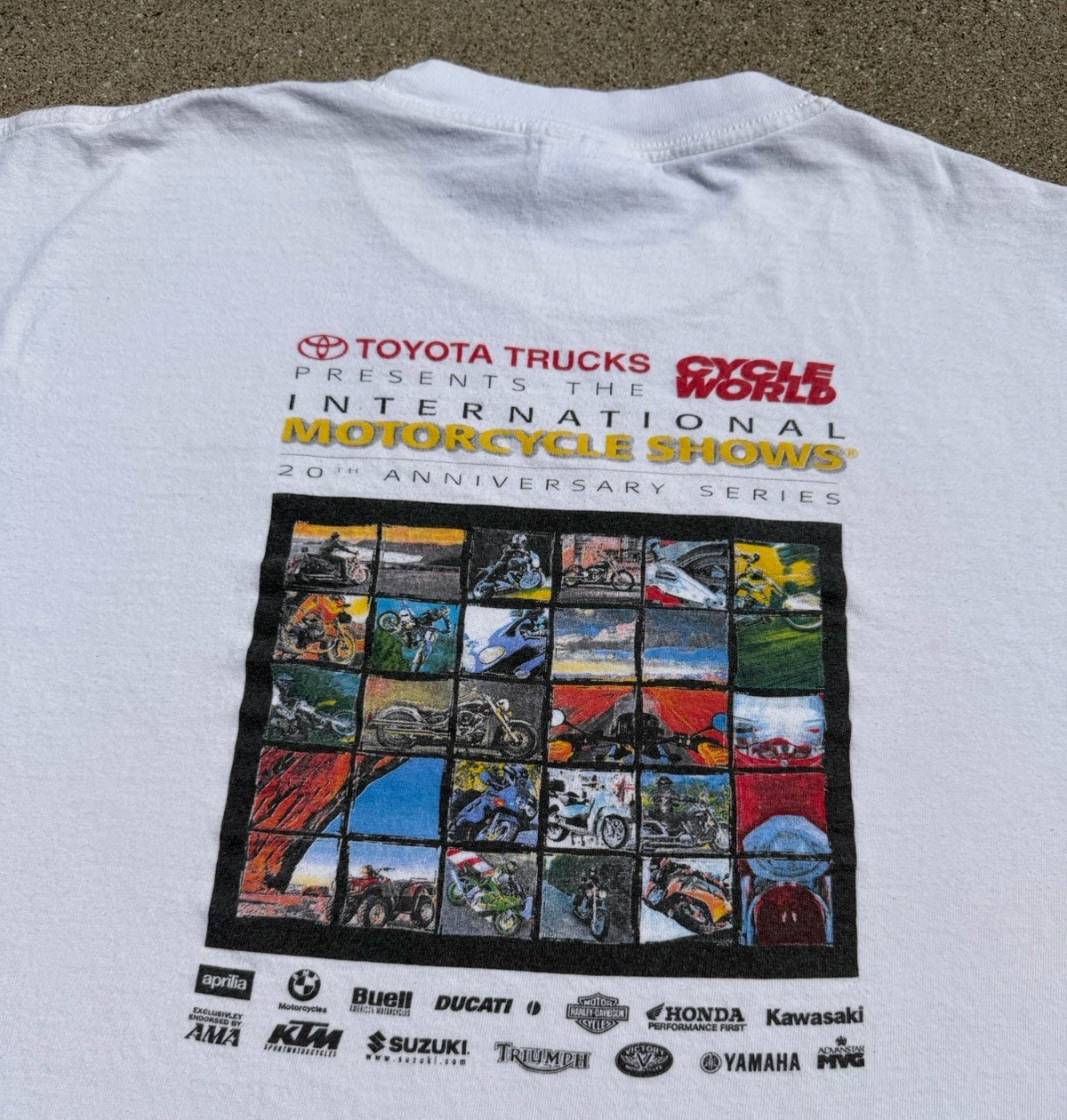 Vintage 90s 00s Toyota Trucks Cycle World Car Auto Promo T-Shirt Size XL gallery