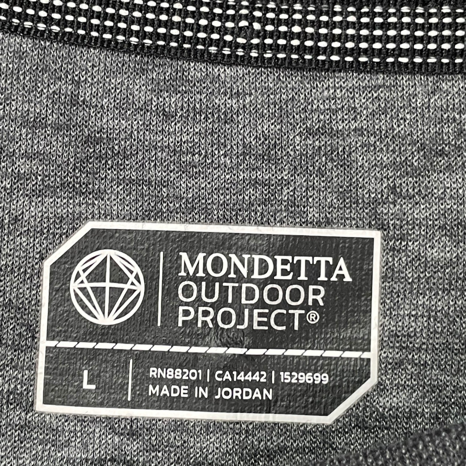Mondetta Outdoor Project Long Sleeve Shirt Mens L Gray Excellent Polygiene Tee gallery