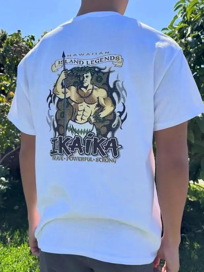 Hawaiian Ikaika Legends Premium Warriors Graphic Tee Cotton T-Shirt gallery