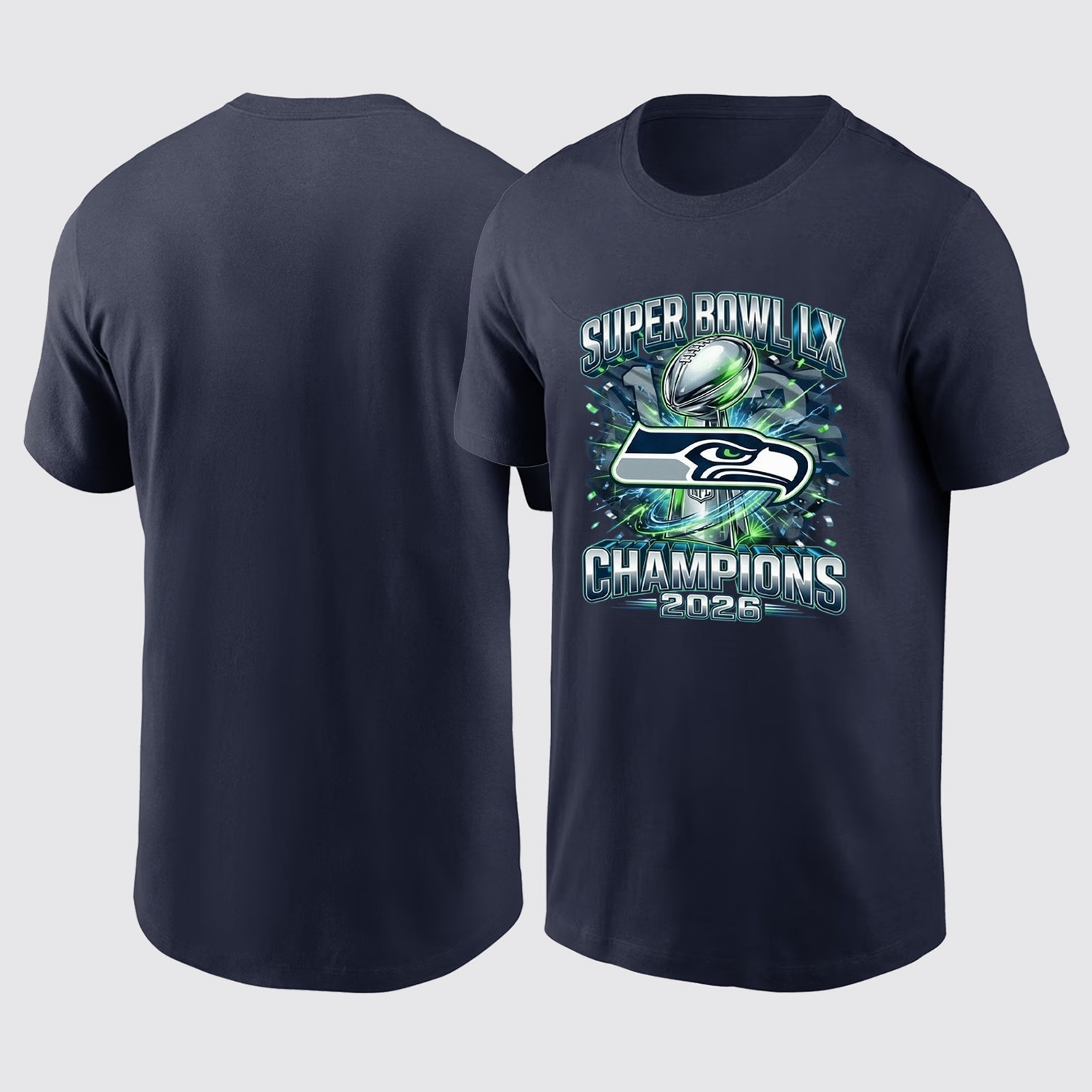 2026 Seattle Seahawks Super Bowl LX Champions T-Shirt