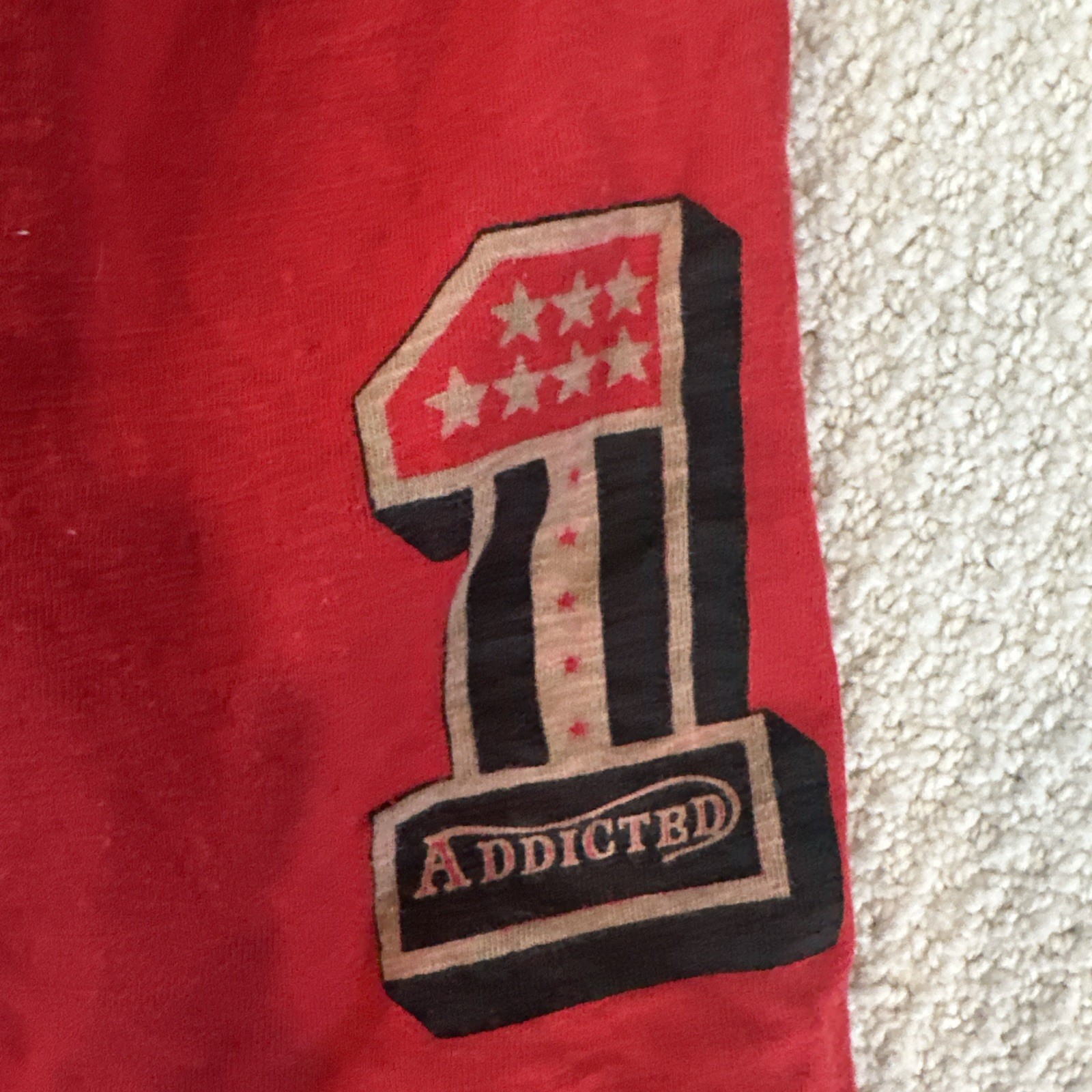 Addicted Soul 100% Cottonems Racing T-Shirt W/ Pin. Red Xl-2XLG Read Description gallery