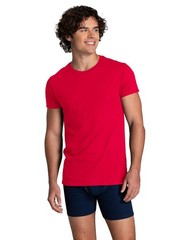 3 Pack Mens,Moisture Wicking 100% Cotton,Short Sleeve Crew T-Shirts,XL May Vary