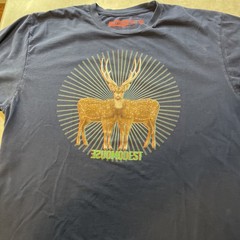2018 Modest Mouse Large Concert Tour T-shirt Band Tee Used ambsn Brand Navy Blue