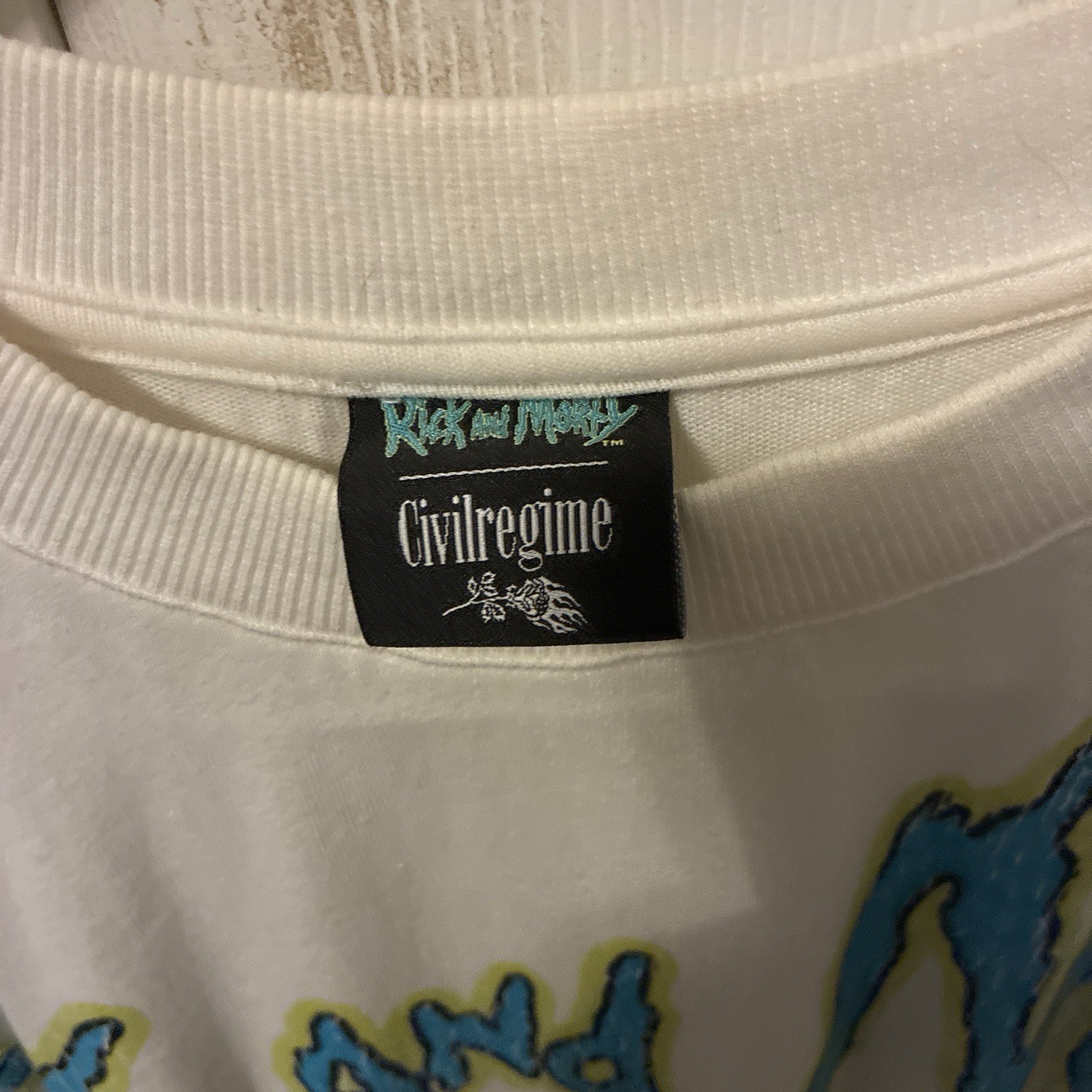 Civil Regime x RICK AND MORTY CHAOS CLASSIC OVERSIZED TEE, SIZE SMALL gallery