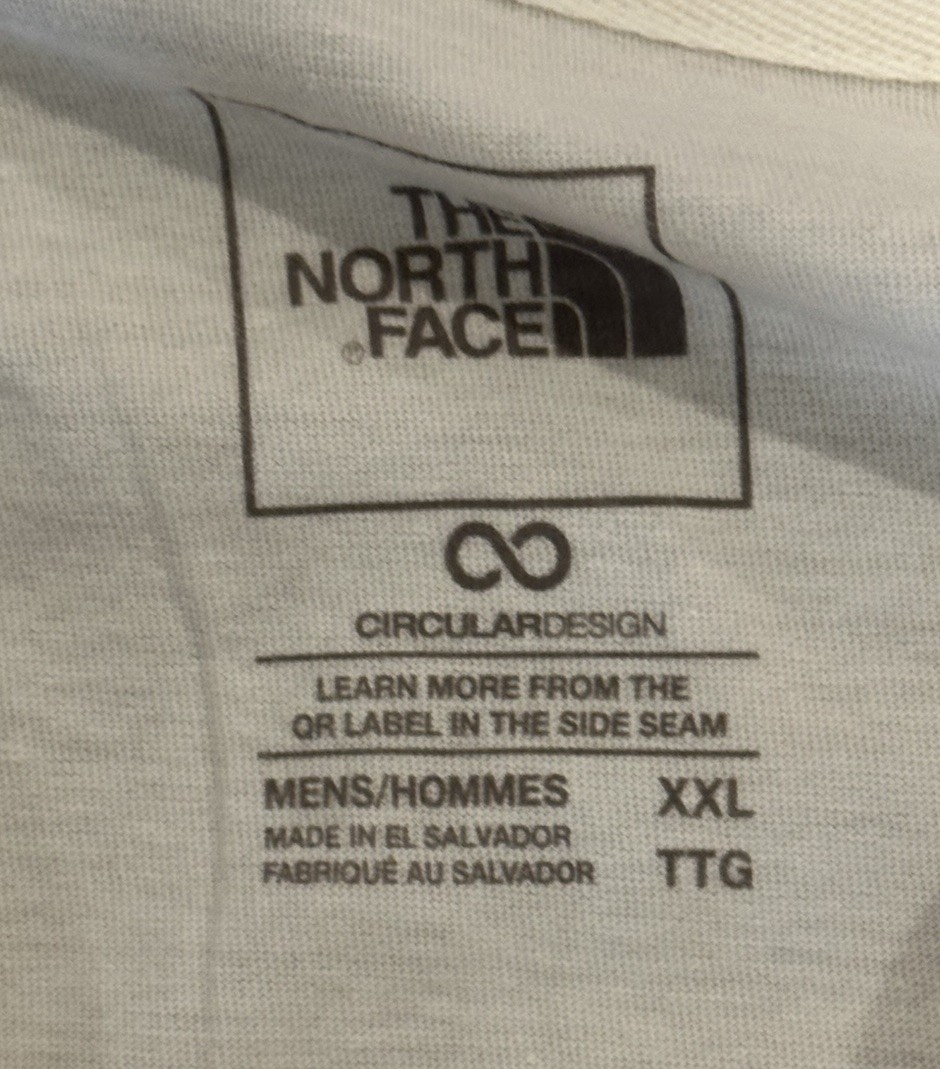 The North Face Short Sleeve Evolution Tee, White Dune, XXL, #NF0A8B6M, New gallery