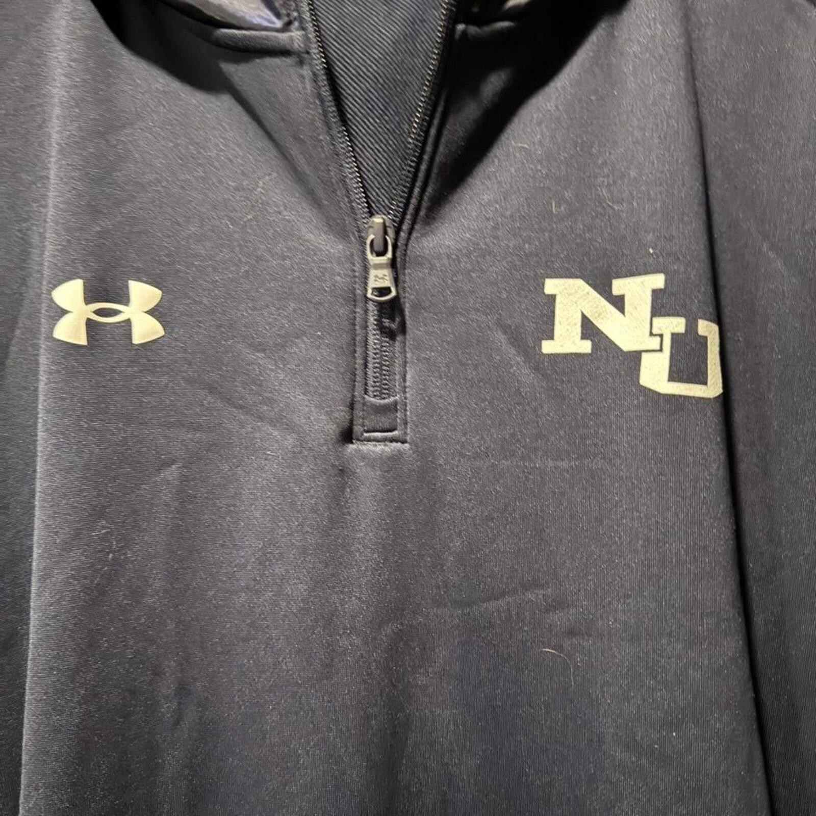 Under Armour Men's Navy and Blue Tshirt gallery
