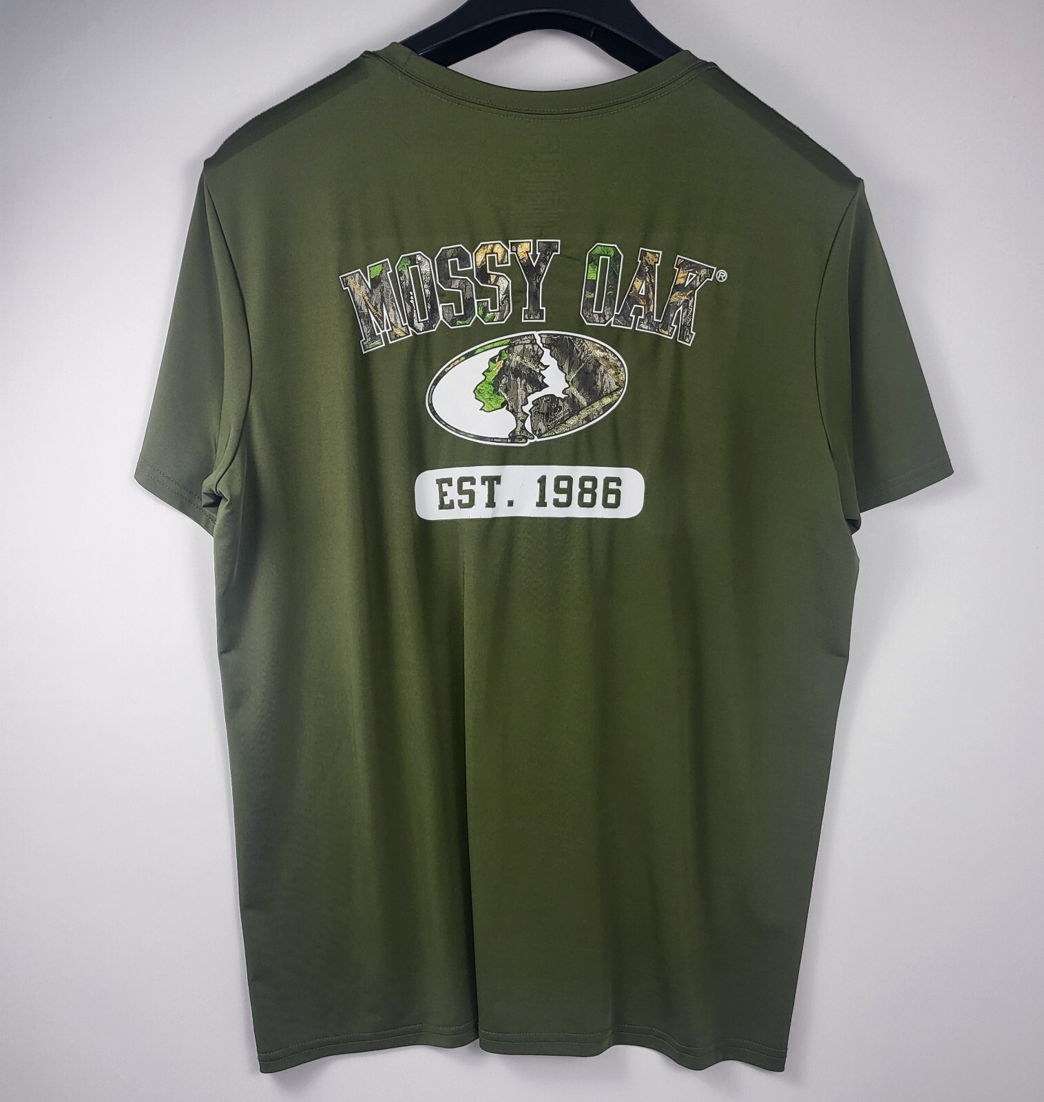 Mossy Oak T-Shirt Men's Size XLarge Short Sleeve Graphic Crew Neck Green gallery