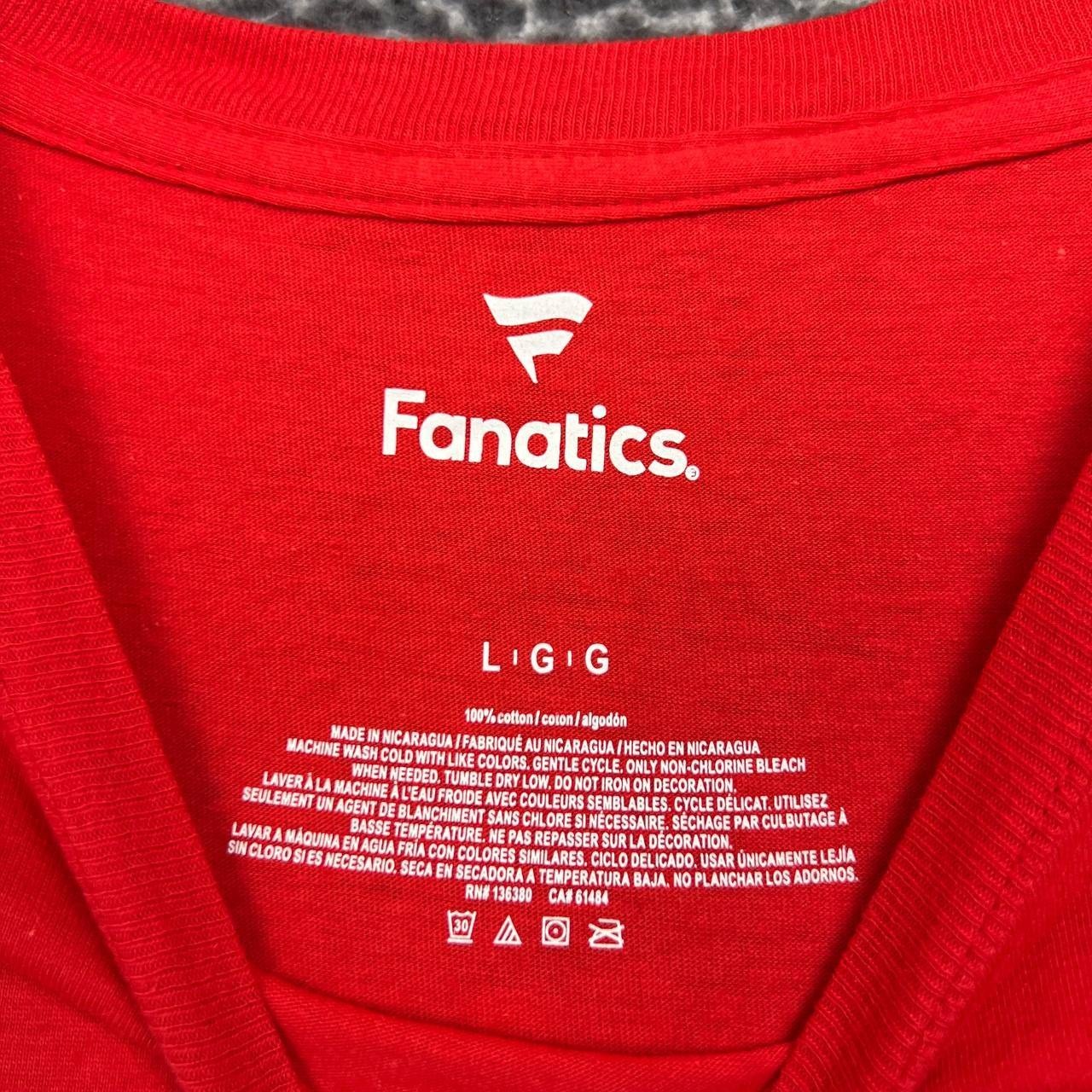 Tampa Bay Rays Shirt Men Large Red Fanatics Short Sleeve Crew Neck L gallery