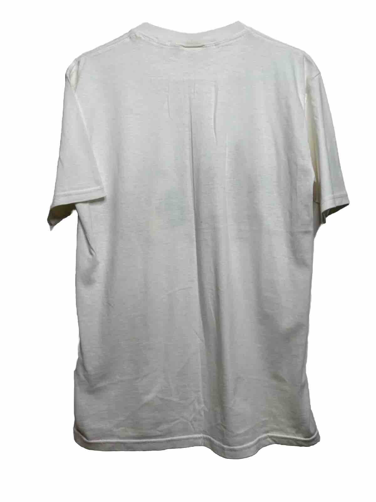 Jerzees Men Size M White Short Sleeve Dr Seuss 1999 Shirt Double Stitch Stained gallery