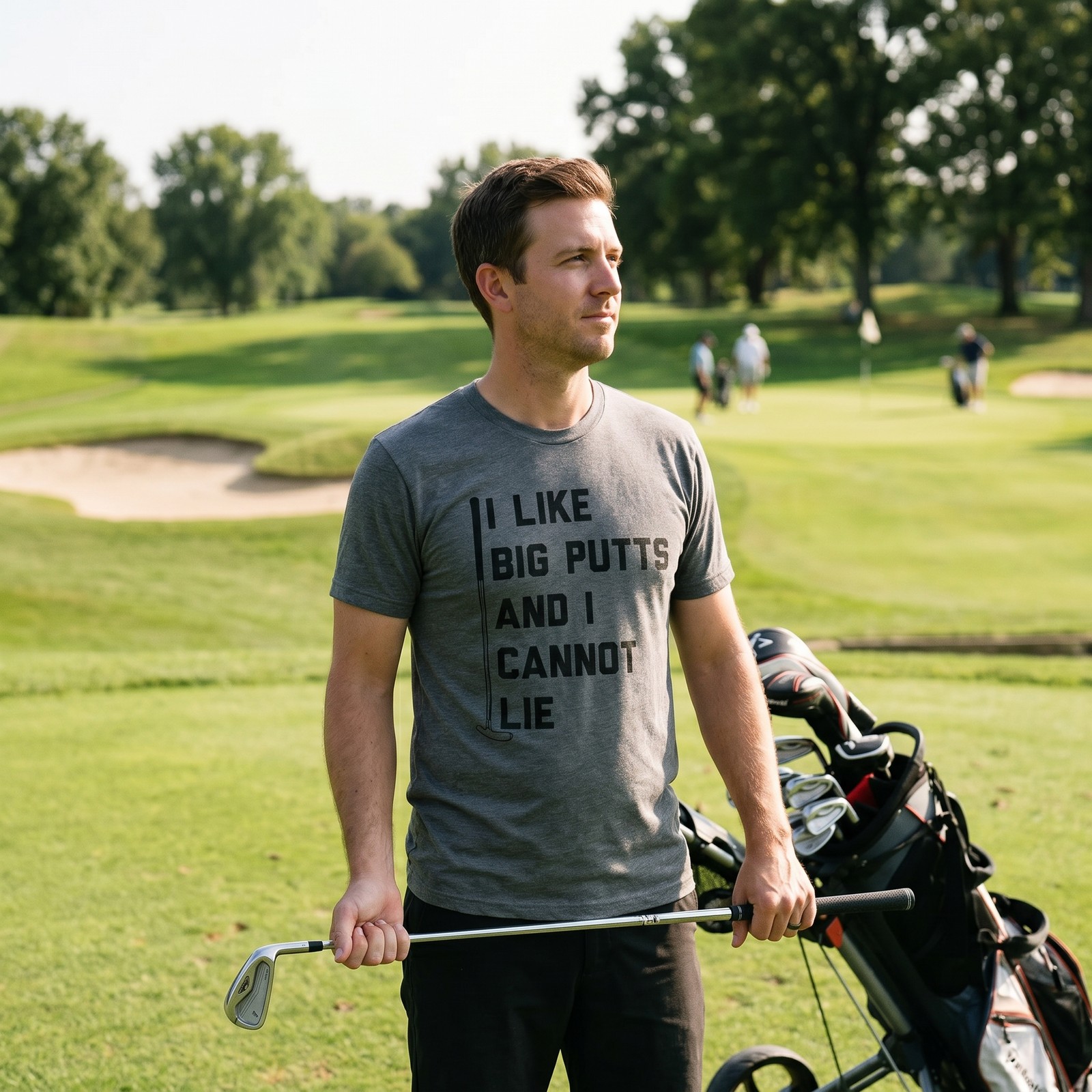 Mens I Like Big Putts and I Cannot Lie T Shirt Funny Golf Sports Graphic Novelty gallery