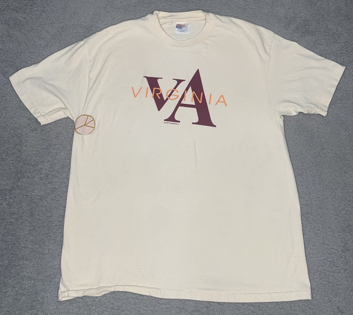 VTG Virginia J&J Dist Sarasota, FL Single Stitch Men T-Shirt Sz XL Peace Beefy gallery