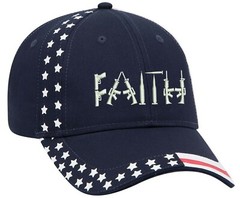 Faith Guns 2nd Amendment Gun Embroidered Structured Adjustable Hat