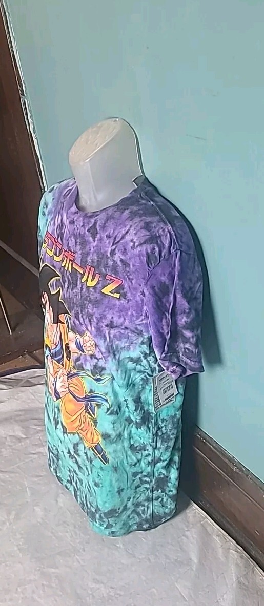 Dragon Ball Super Men's Size Small S Tie Dye Vegeta Anime Graphic Tee T-shirt gallery