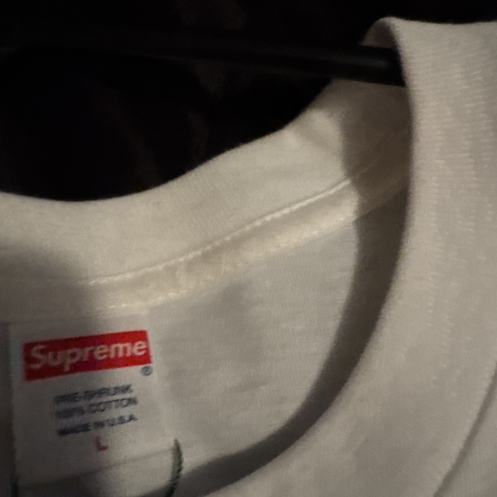 Supreme White Box Logo Long Sleeve Size large FW20 gallery