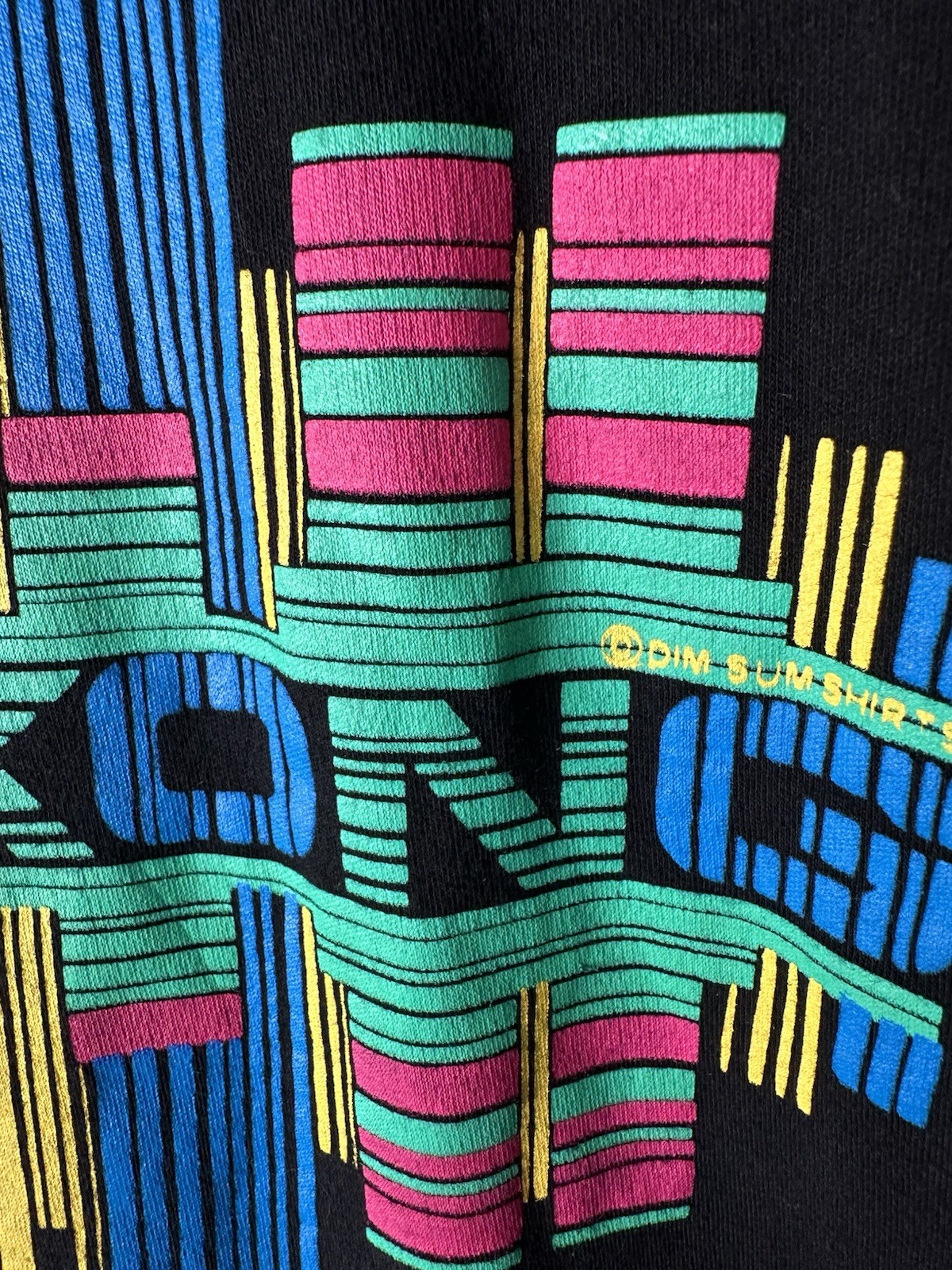 Vintage 80s 90s Dim Sum Shirts Hong Kong Tourist T-shirt Single Stitch Size XL gallery