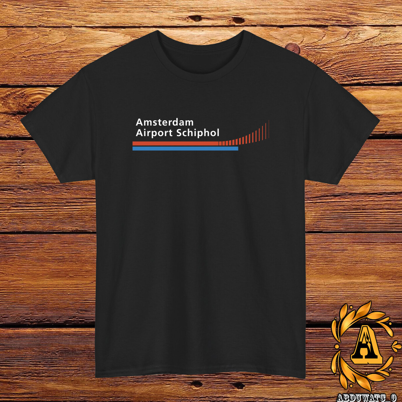 Amsterdam Airport Schiphol Logo T-Shirt Black/Grey/White/Navy/Red/Light Blue gallery