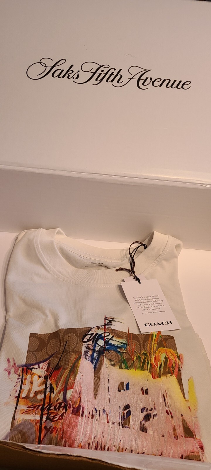 New Coach Men T-shirt Multicolor 2XL Limited Edition See MEASUREMENT. Big Tall gallery