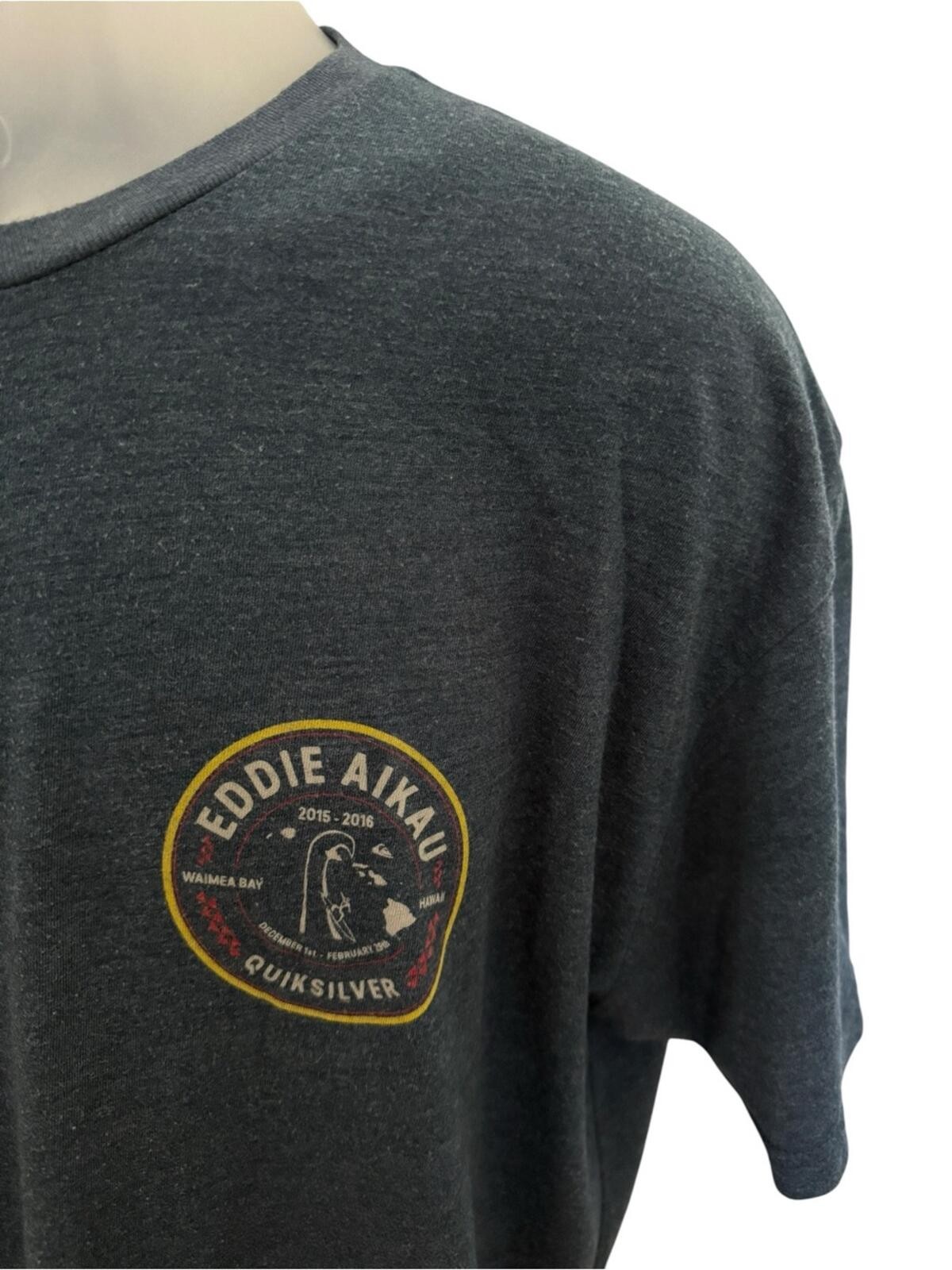 Quiksilver Eddie Aikau Ohana Surf Tee Shirt Men 2XL gallery