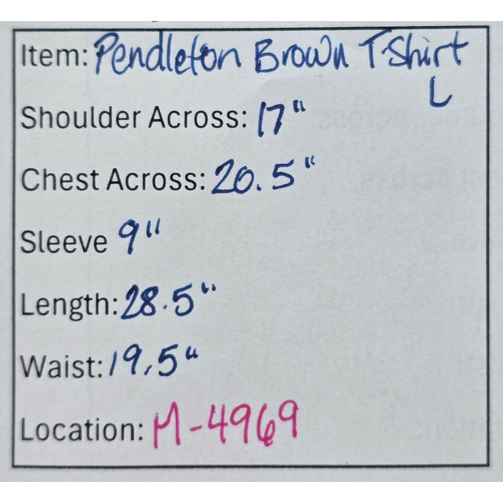 Pendleton Graphic T-Shirt Mens L Brown Short Slv Cotton Logo Western Tribal Bull gallery
