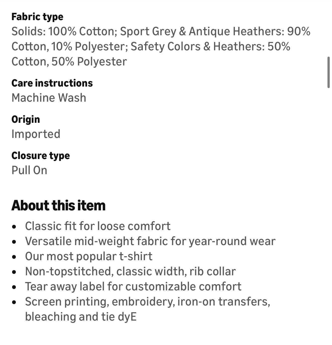 Gildan Mens G500 Solid Heavy Cotton Plain Short Sleeve Blank Casual Fit T-Shirt gallery