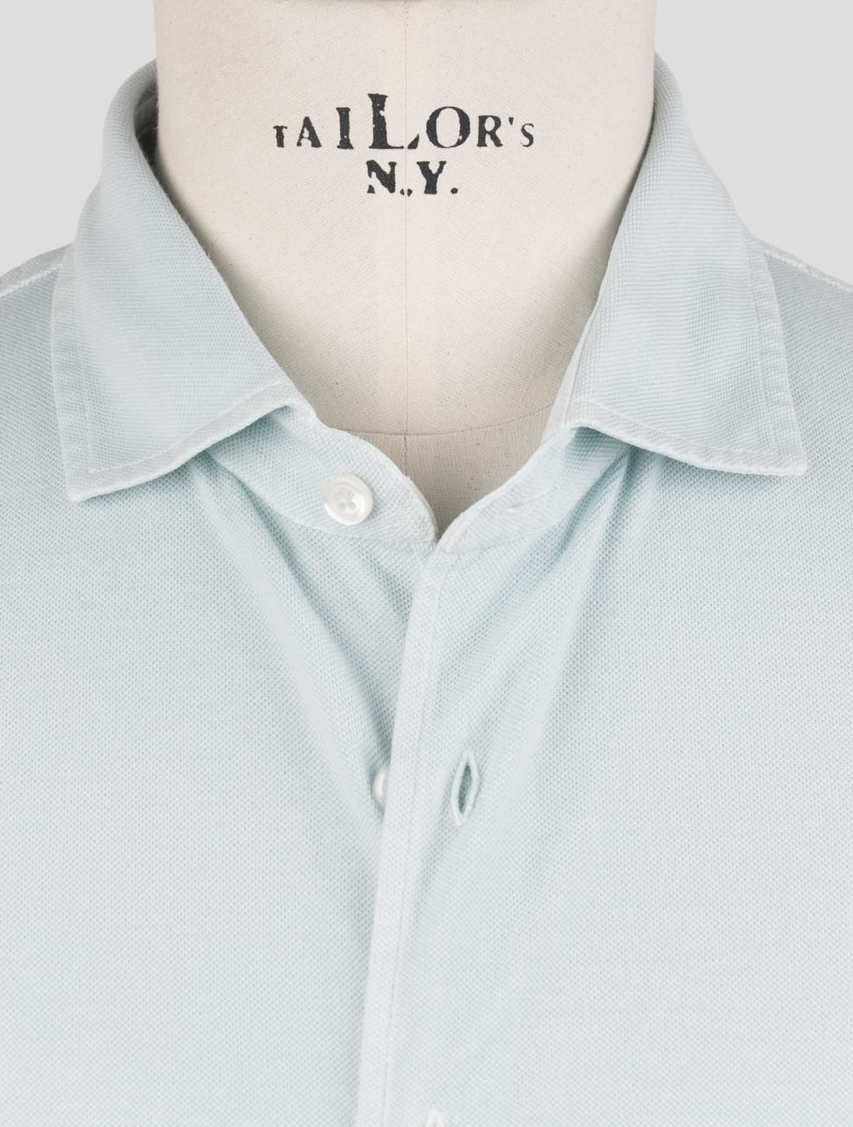 NEW GRAN SASSO LIGHT GREEN COTTON SHIRT EU 56 - US 46 - 2XL G3S97 gallery