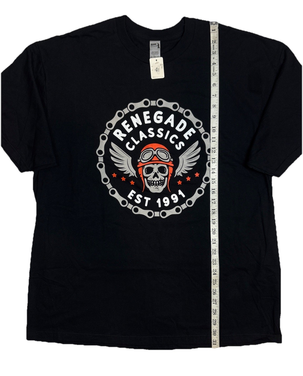 Gildan Hammer Men’s Renegade Classics Chain Black Short Sleeve T-shirt Size 2XL gallery