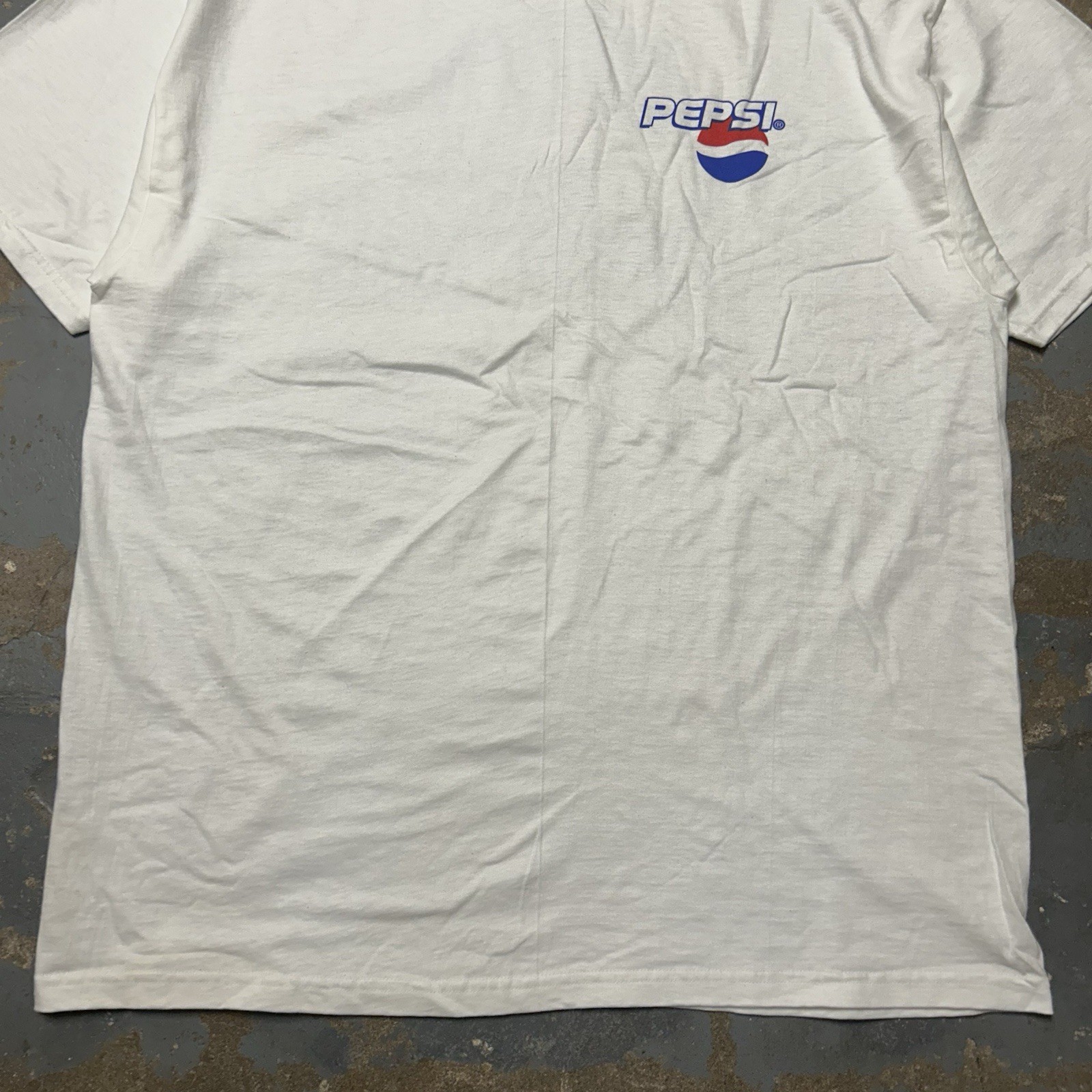 Vintage Y2K Pepsi “Choose Your Music” Hanes Promo White T Shirt Mens Size XL gallery