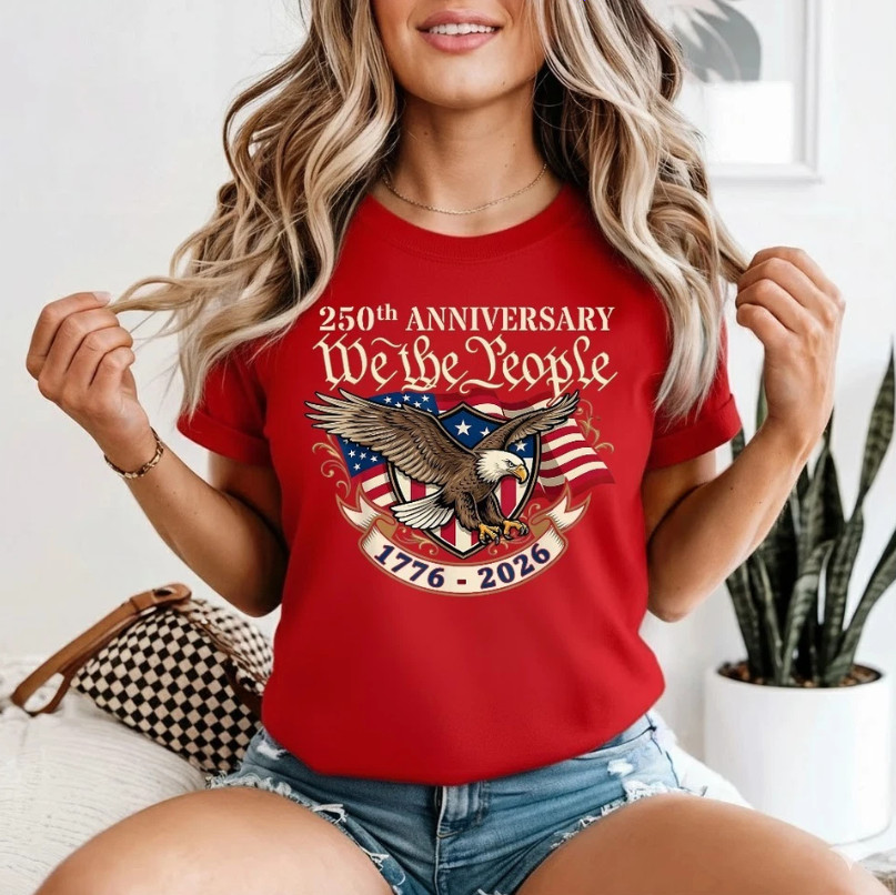 250 Anniversary USA 250th Eagle Flag Patriotic 4th of July T-Shirt gallery