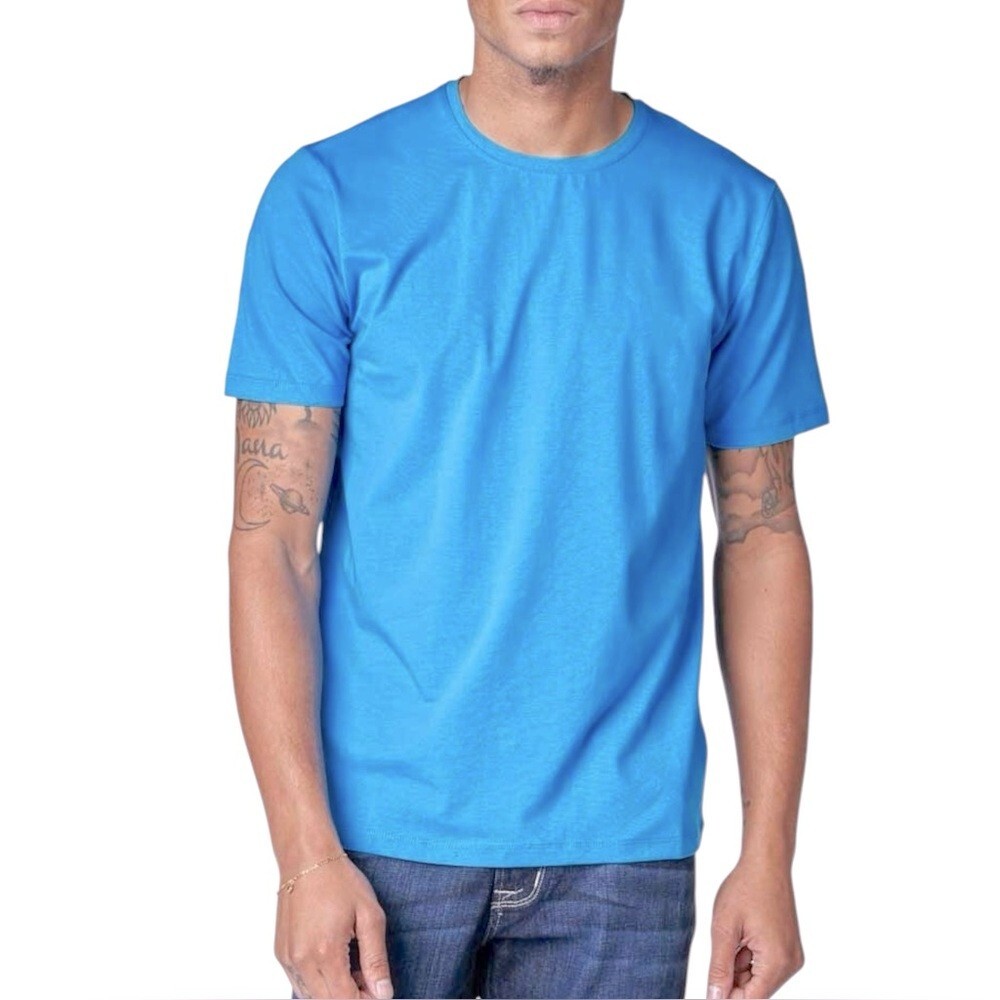 NWT Paisley & Gray Lucas Azure Blue Crewneck Short Sleeve T-Shirt Mens XXL gallery