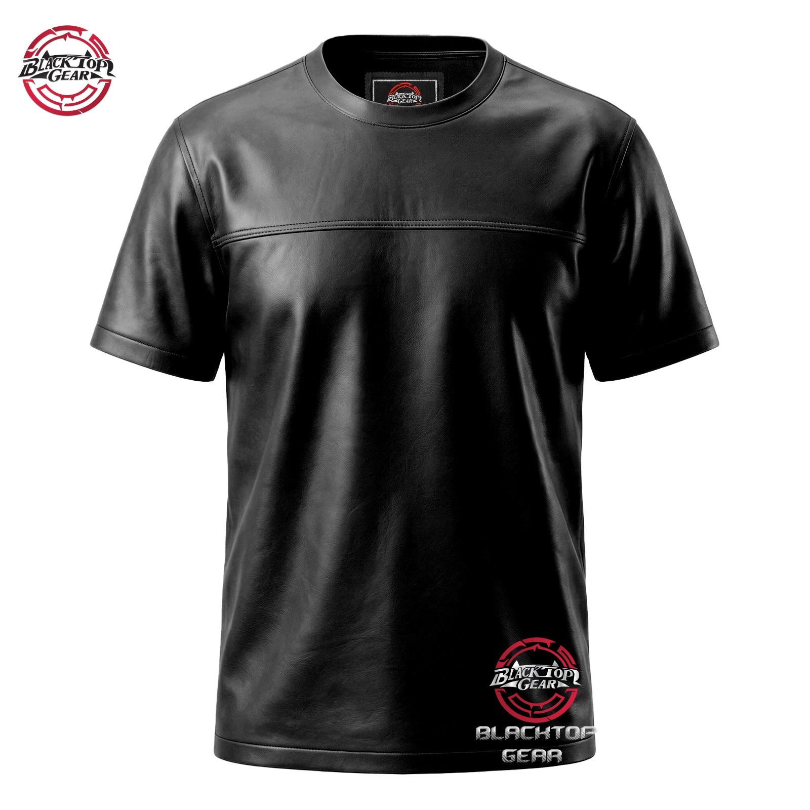 Men’s White Leather T-shirt Lambskin Summer Stylish Handmade Genuine Casual Fit