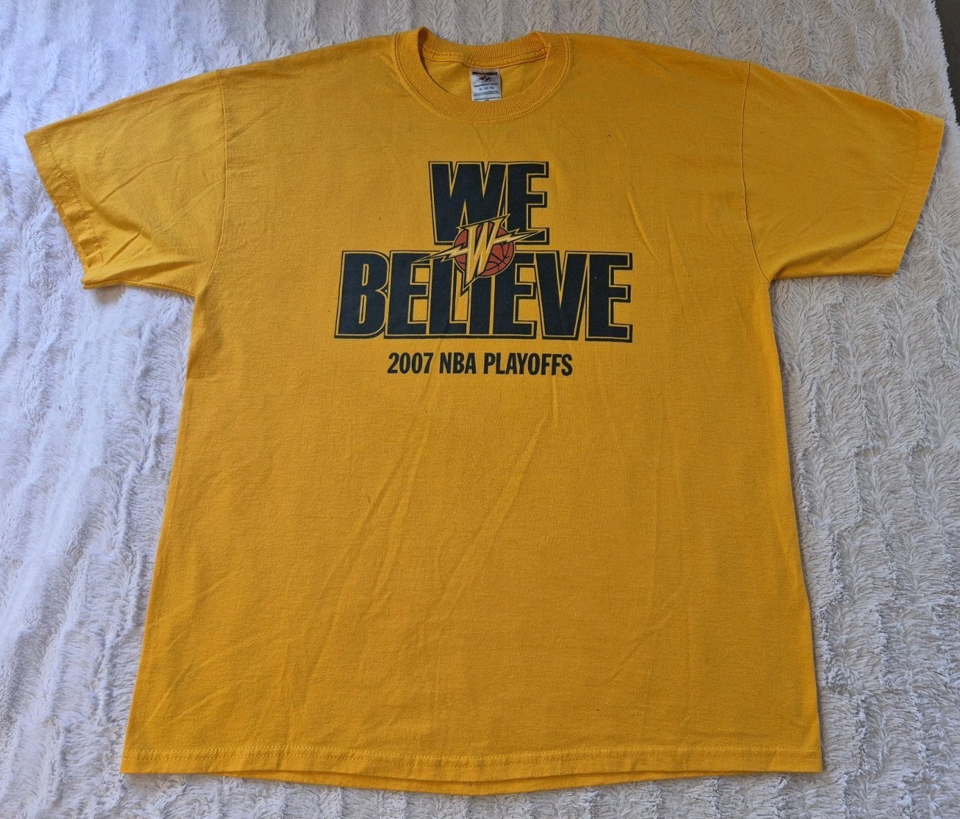 Vintage Golden State Warriors ‘We Believe’ T-Shirt Men’s XL 2007 NBA Playoffs