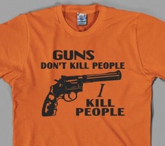 Guns Don’t Kill People I Kill People T shirt happy gilmore Sandler Mr. Larson