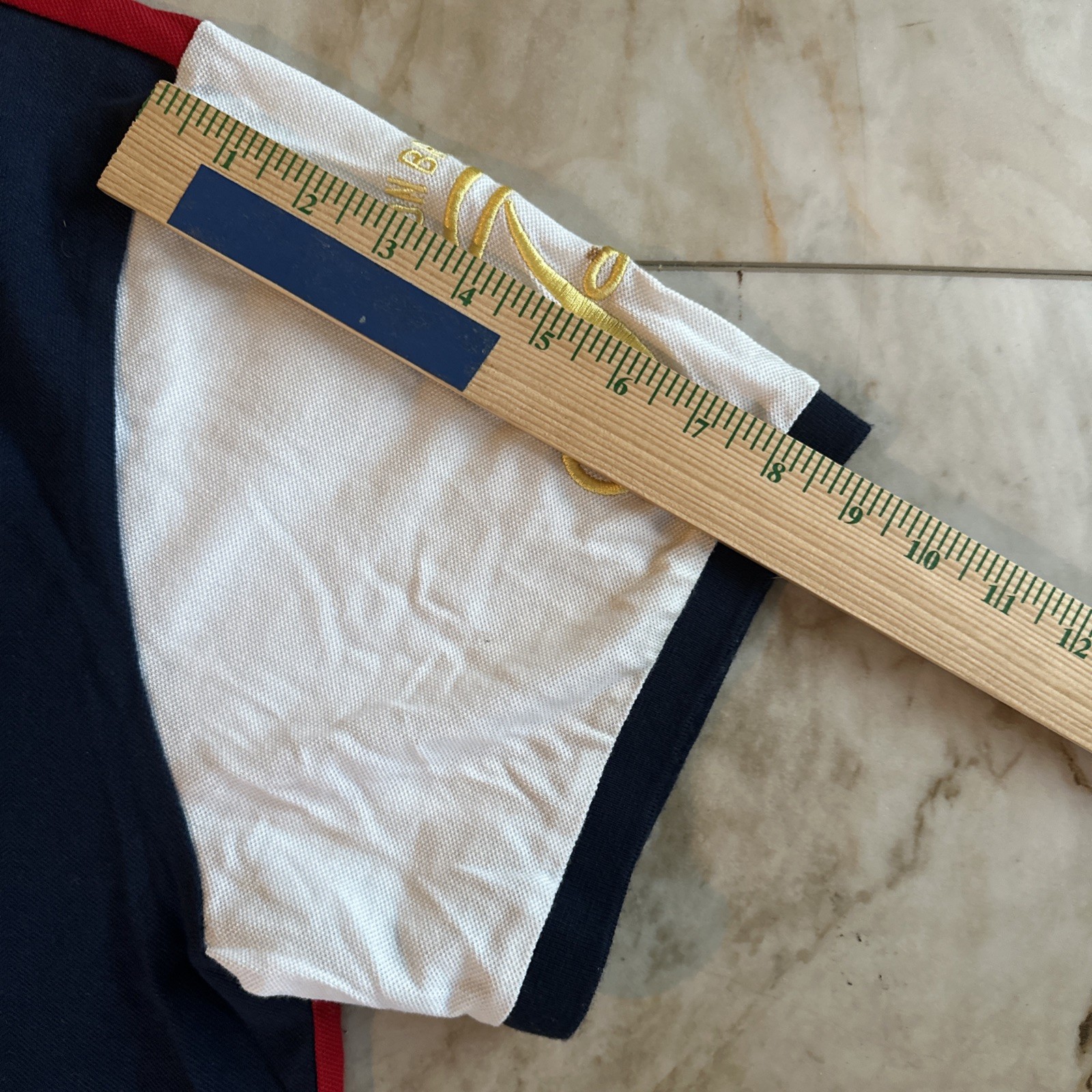 Men’s Reason Brand T-Shirt Polo Size XXL Navy Multi Color Cotton New MSRP:$50/- gallery