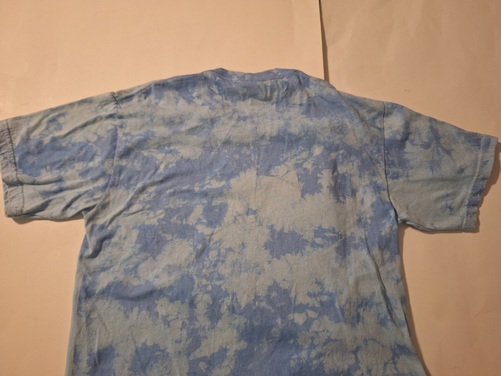 FSD Four Seasons Design Vintage T-shirt 2 skullsBlue with silver size small 90s gallery